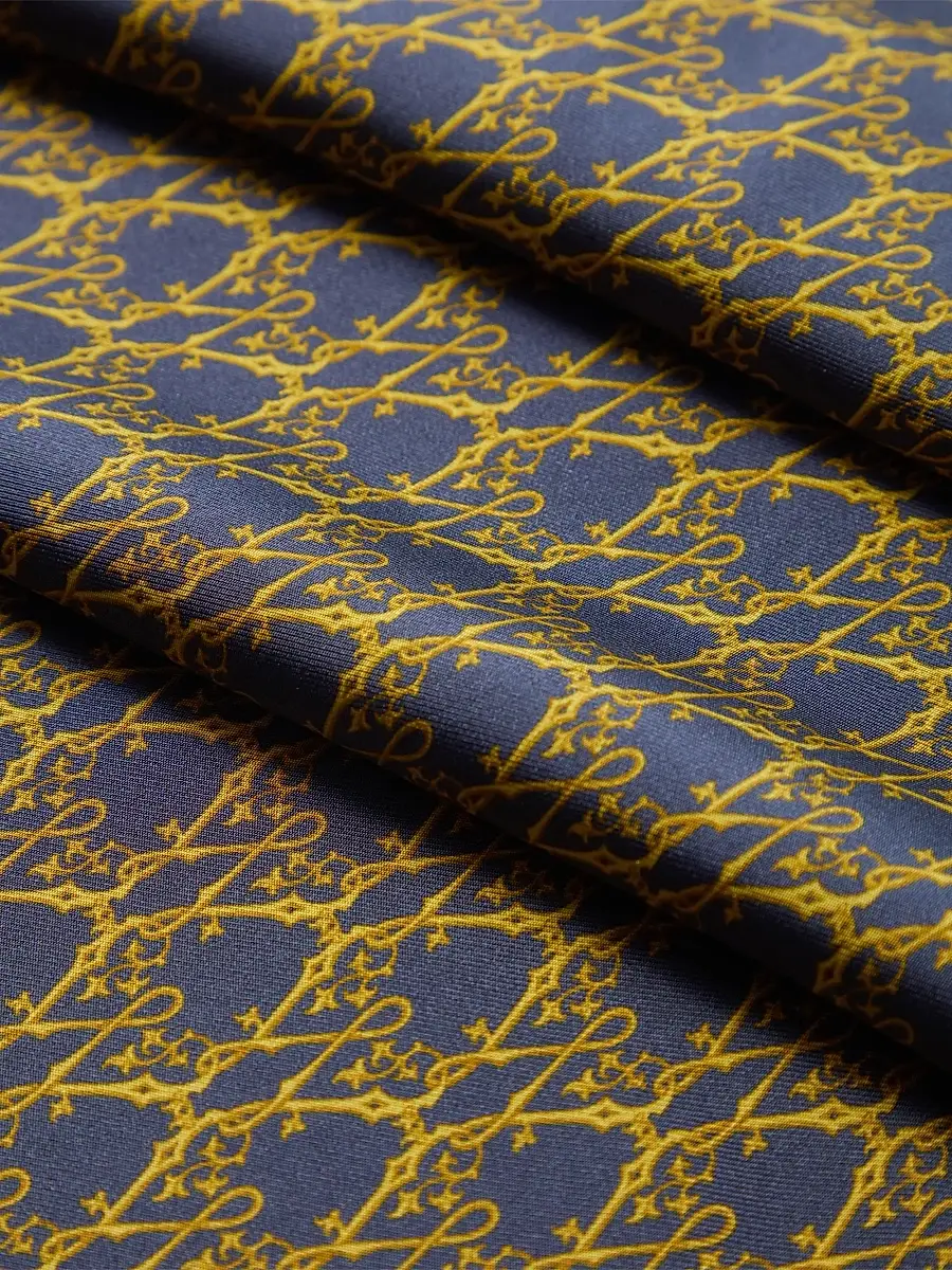 Willy Chavarria Men's Monogram Silk Square Scarf | Thumbnail 3