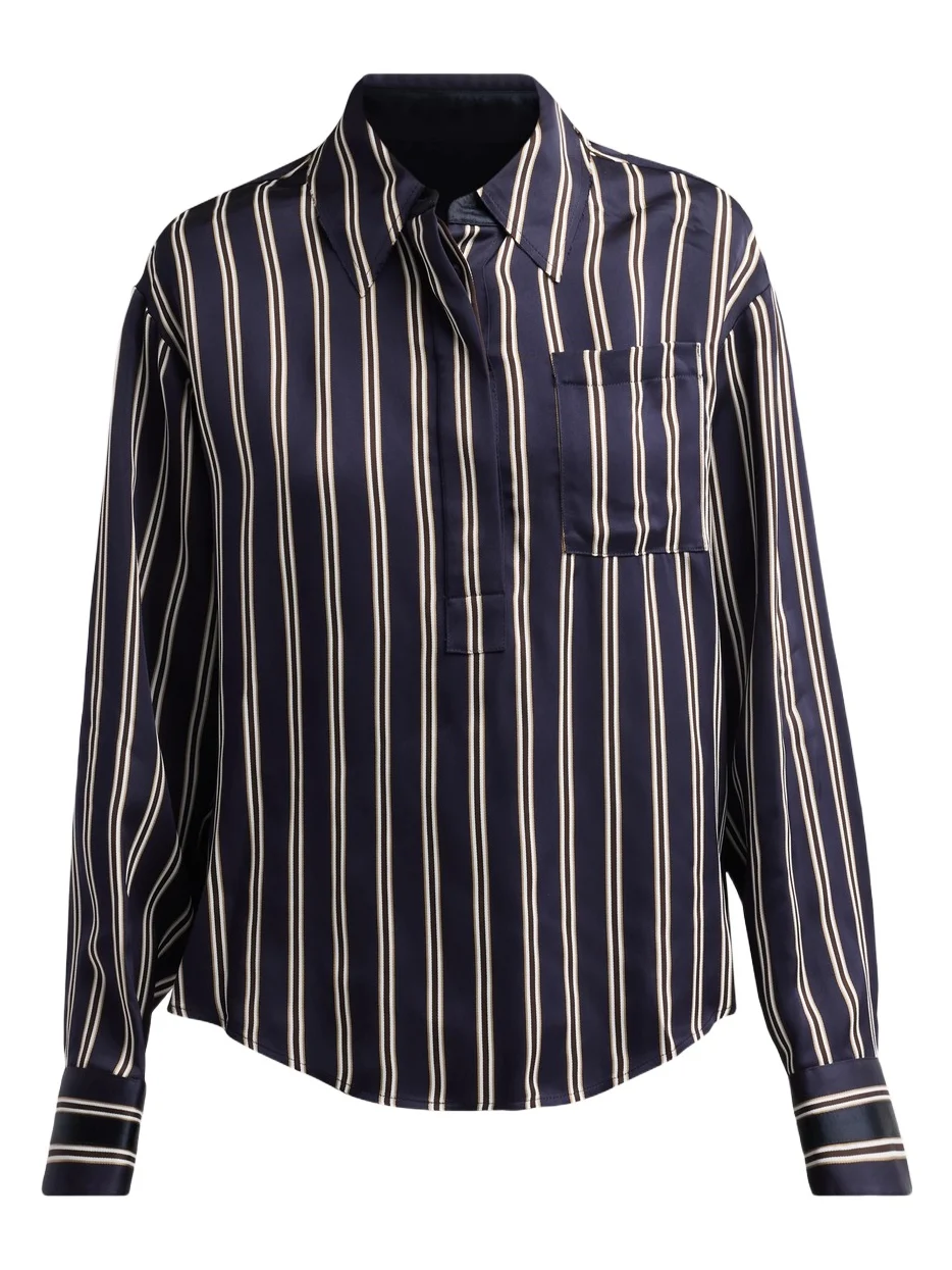 Jason Wu Collection Women's Striped Relaxed Button-Front Shirt