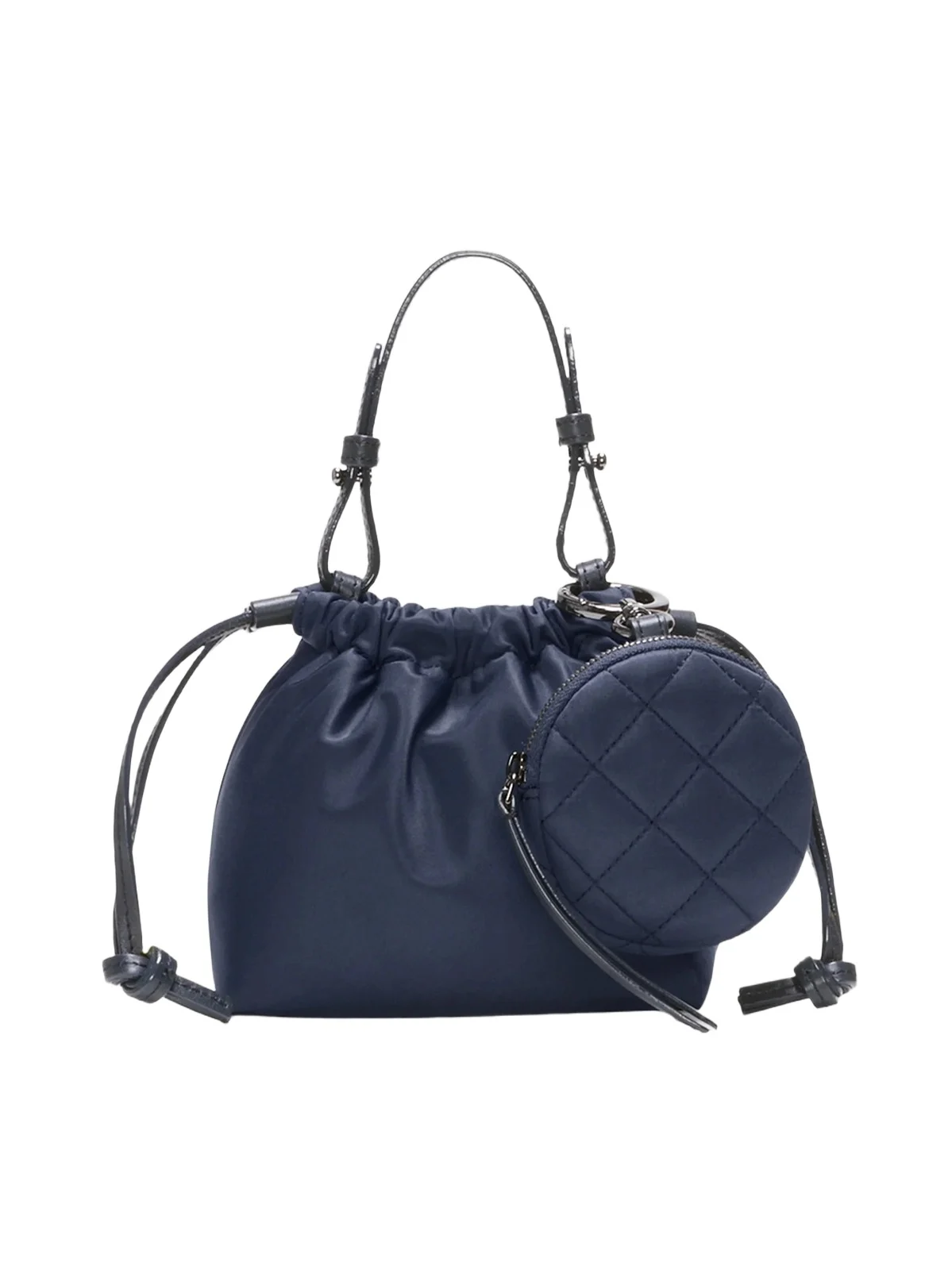 MZ Wallace Women's Waverly Bebe Quilted-Coin Pouch & Crossbody Bag - Navy