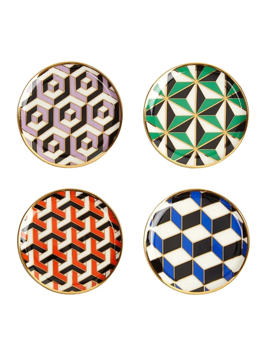 Jonathan Adler Versailles 4-Piece Coaster Set