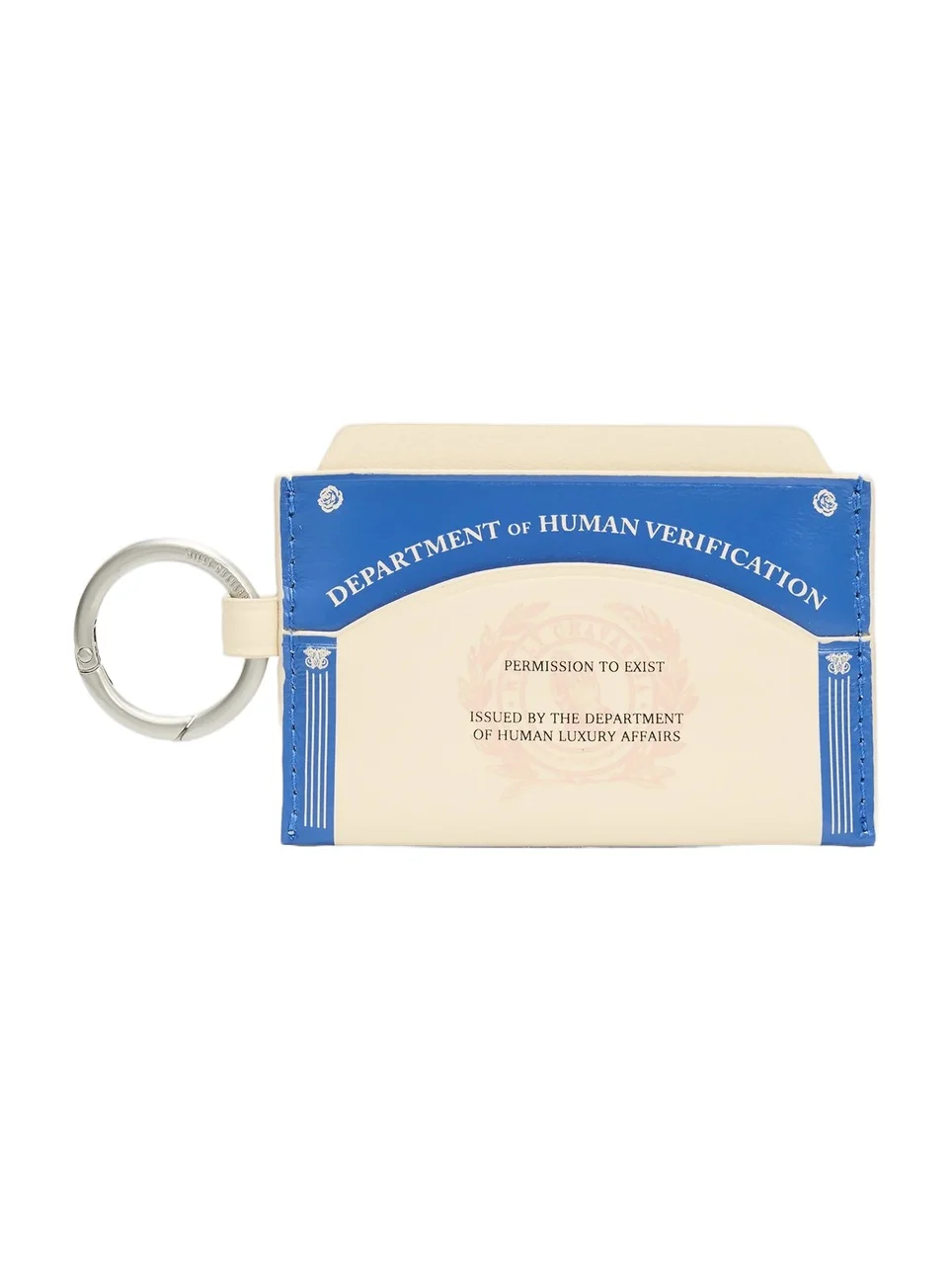 Willy Chavarria Men's Human Verification Leather Wallet