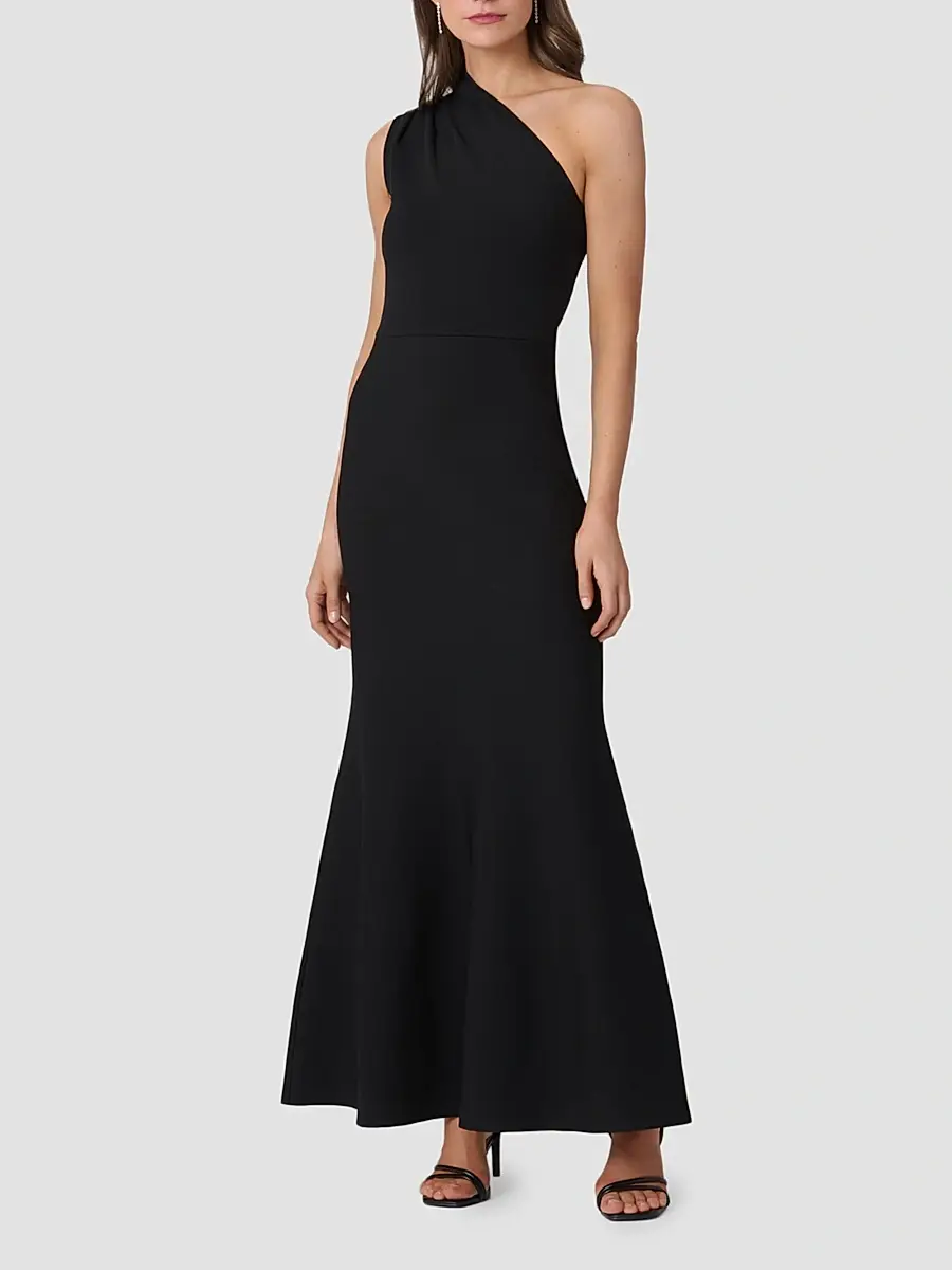 Shoshanna Women's Carrington One-Shoulder Mermaid Dress | Thumbnail 2 Shoshanna Women's Carrington One-Shoulder Mermaid Dress | Thumbnail 2