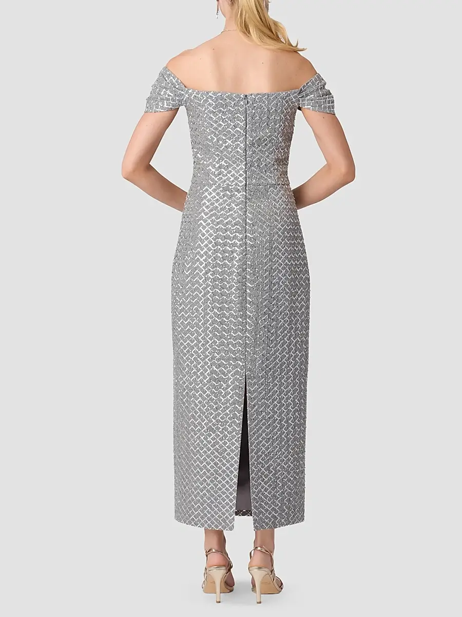 Shoshanna Women's Samantha Embellished Off-the-Shoulder Cocktail Dress | Thumbnail 3 Shoshanna Women's Samantha Embellished Off-the-Shoulder Cocktail Dress | Thumbnail 3
