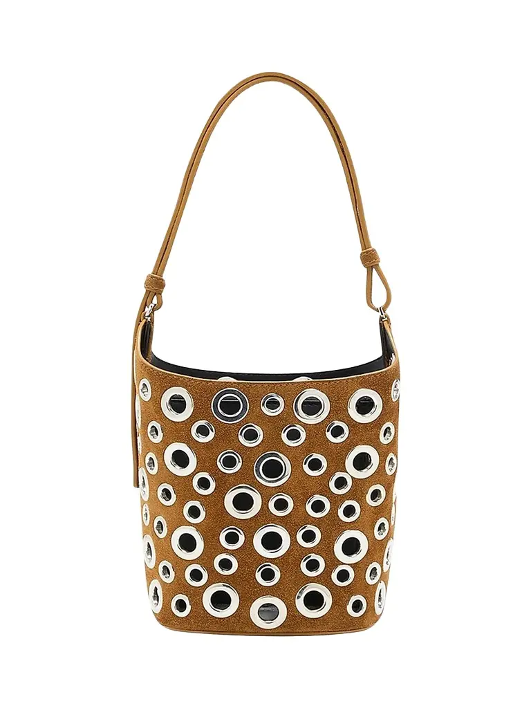 Proenza Schouler Women's Mini Grommet Suede Bucket Bag