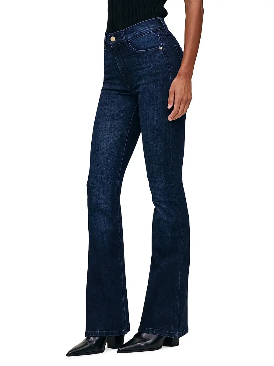 DL1961 Women's Bridget Boot High Rise Instasculpt Jeans | Thumbnail 3