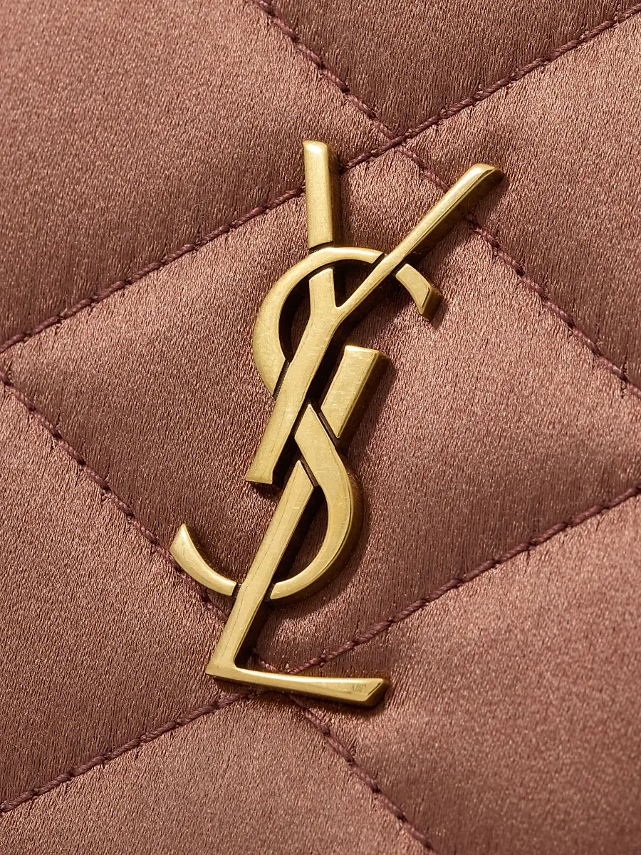 Saint Laurent Women's Paris Chain Wallet in Satin | Thumbnail 6
