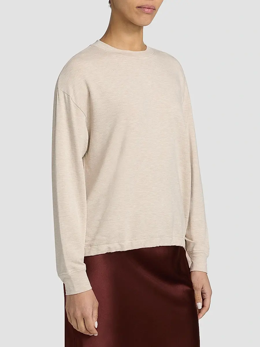 MAJESTIC FILATURES Women's French Terry Tie Sweater | Thumbnail 4