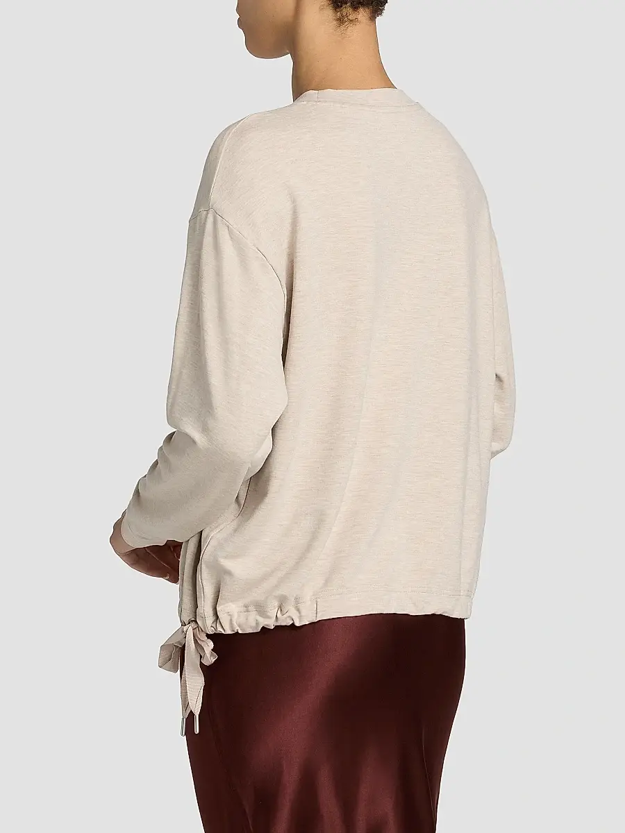 MAJESTIC FILATURES Women's French Terry Tie Sweater | Thumbnail 5