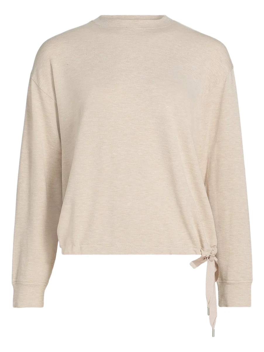 MAJESTIC FILATURES Women's French Terry Tie Sweater