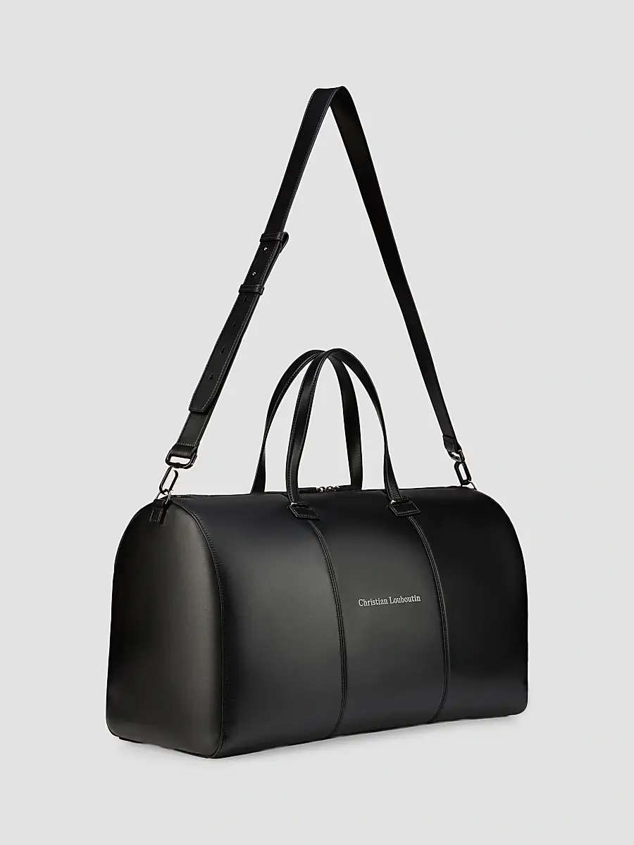 Christian Louboutin Men's Tactical Leather Duffel Bag | Thumbnail 3