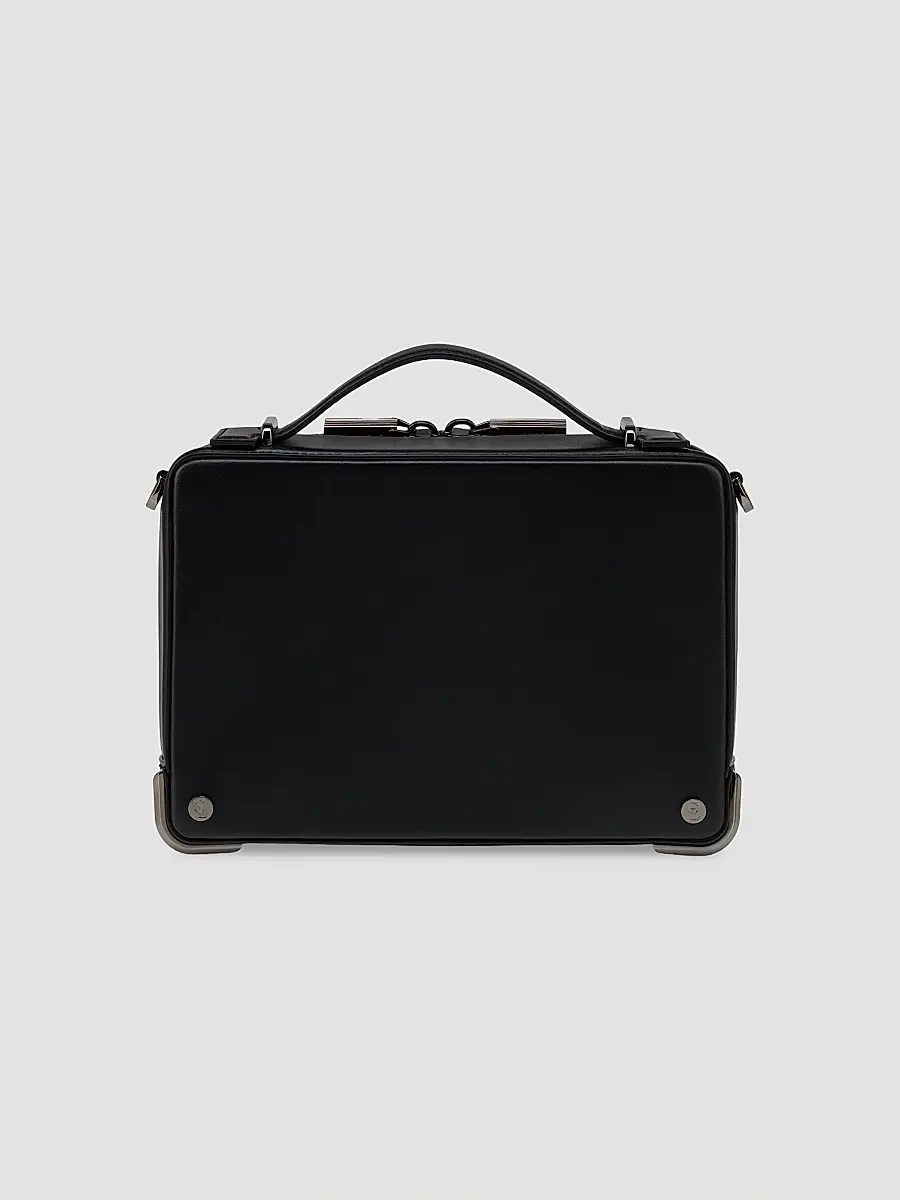 Christian Louboutin Men's Tactical Small Leather Briefcase | Thumbnail 4