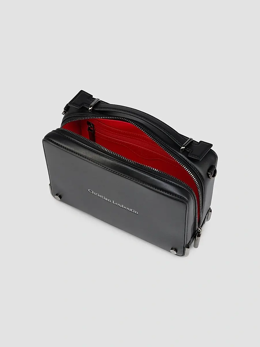 Christian Louboutin Men's Tactical Small Leather Briefcase | Thumbnail 5