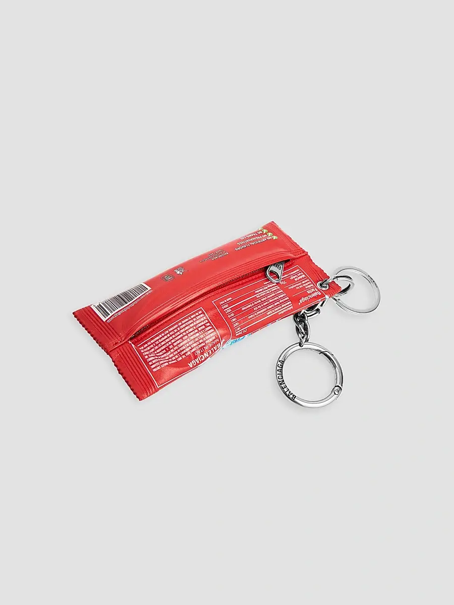 Balenciaga Men's Keychain-Charm Snack Pouch | Thumbnail 2 Balenciaga Men's Keychain-Charm Snack Pouch | Thumbnail 2