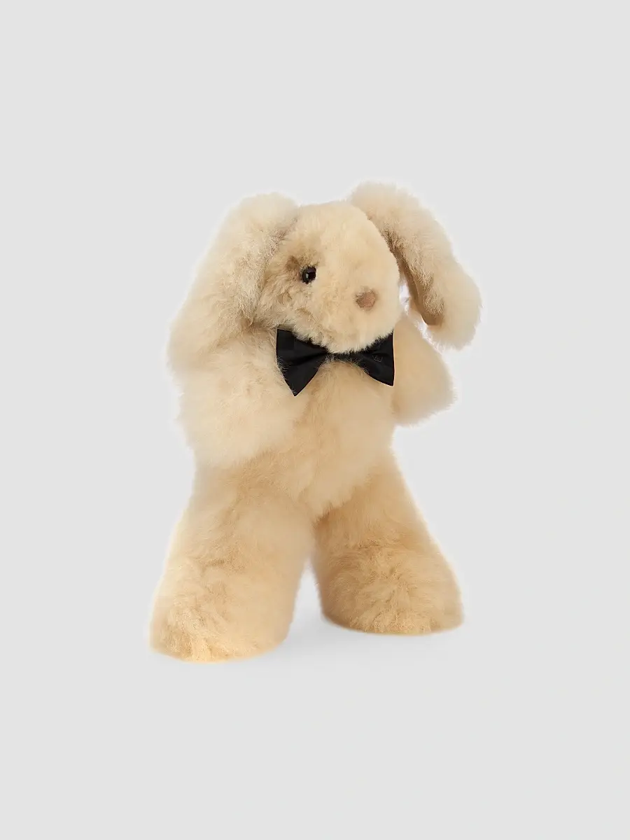 Weich Couture Alpaca Milo Alpaca Fur Stuffed Rabbit | Thumbnail 2 Weich Couture Alpaca Milo Alpaca Fur Stuffed Rabbit | Thumbnail 2