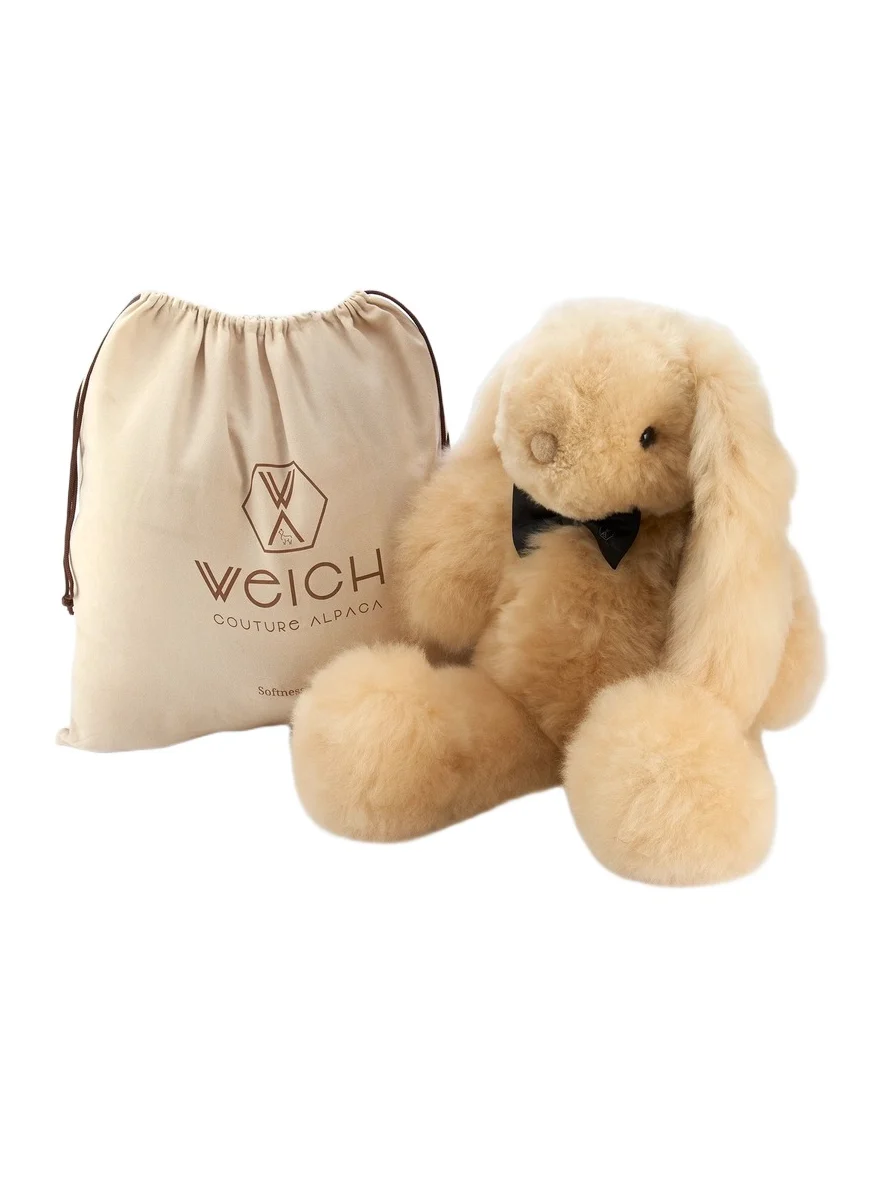 Weich Couture Alpaca Milo Alpaca Fur Stuffed Rabbit