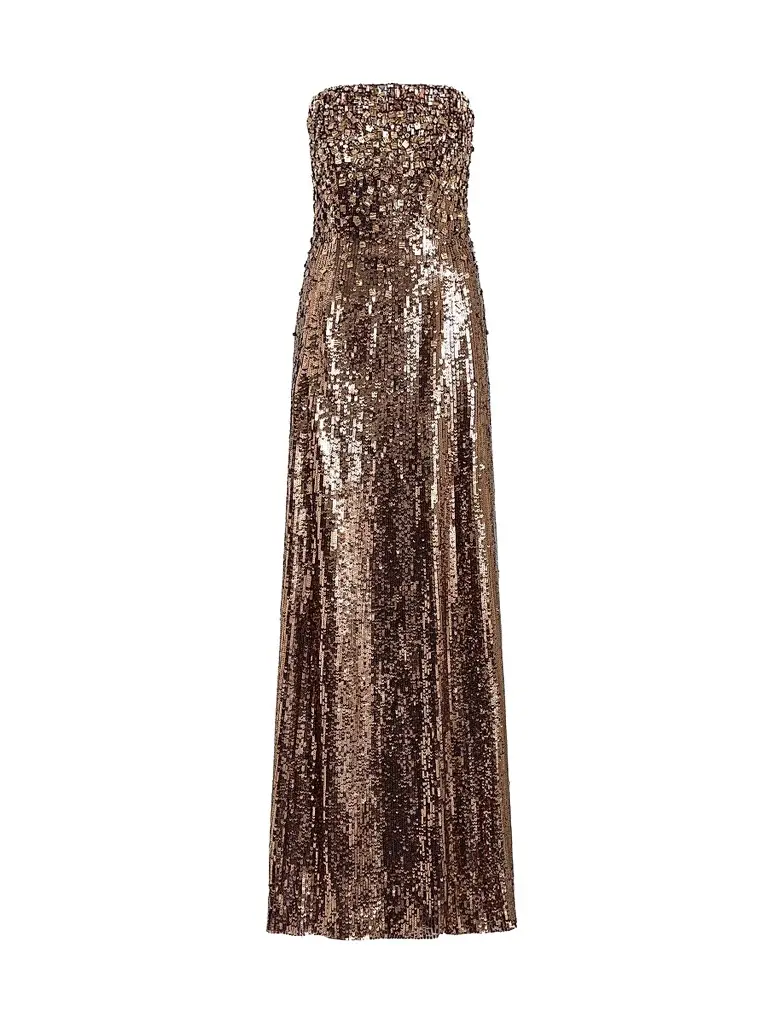 Jenny Packham Women's Rey Embellished Strapless Gown