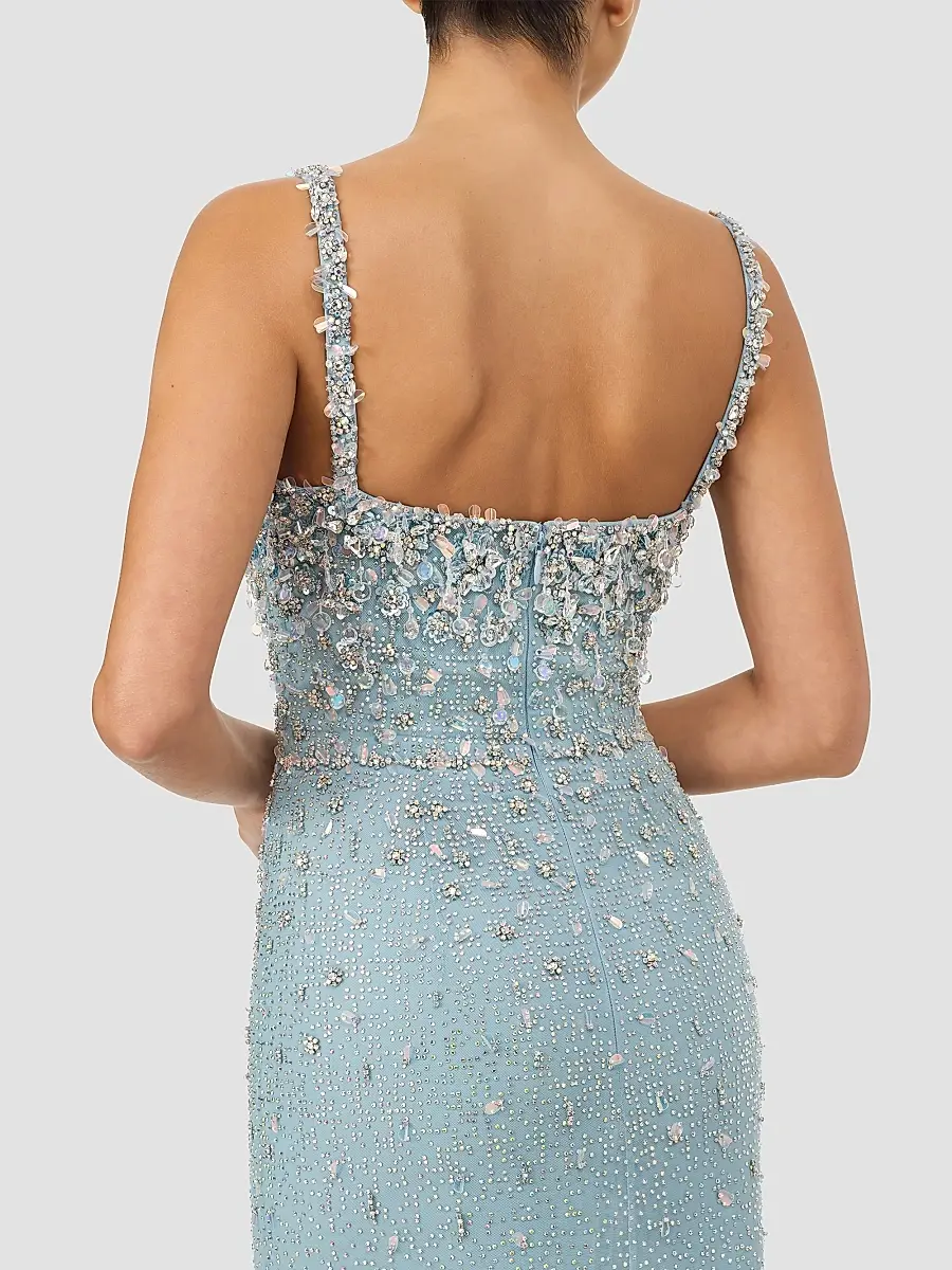 Jenny Packham Women's Solstice Embellished Column Gown | Thumbnail 5 Jenny Packham Women's Solstice Embellished Column Gown | Thumbnail 5