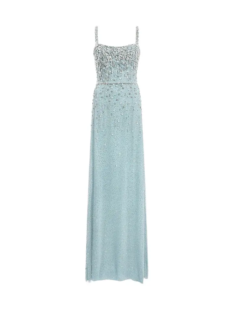 Jenny Packham Women's Solstice Embellished Column Gown