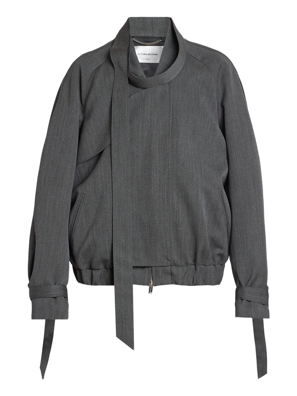 Victoria Beckham Women's Scarf Virgin Wool Bomber Jacket
