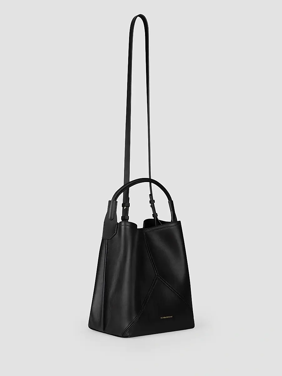 Victoria Beckham Women's Logo Leather Bucket Bag | Thumbnail 2 Victoria Beckham Women's Logo Leather Bucket Bag | Thumbnail 2