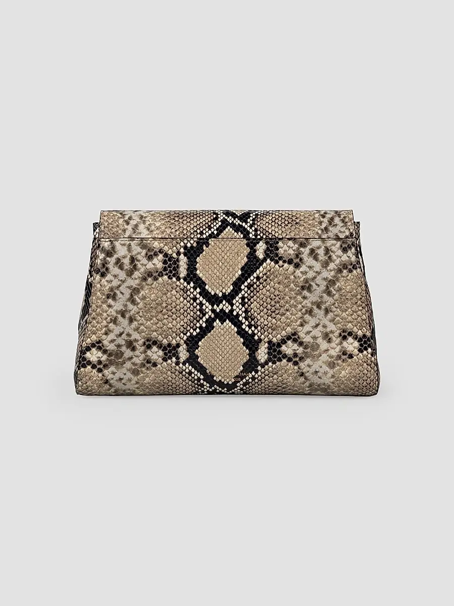 Victoria Beckham Women's Dorian Printed Snake-Embossed Leather Shoulder Bag | Thumbnail 3 Victoria Beckham Women's Dorian Printed Snake-Embossed Leather Shoulder Bag | Thumbnail 3