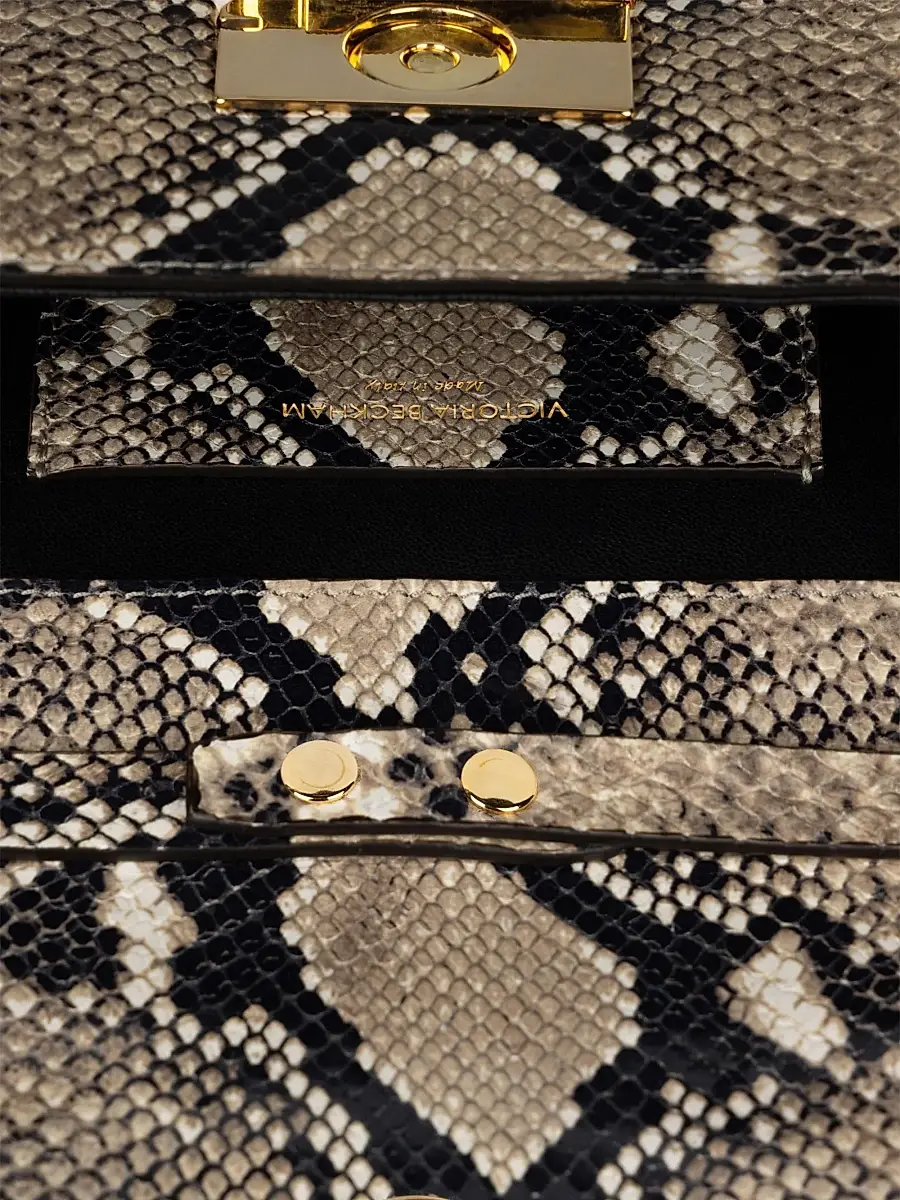 Victoria Beckham Women's Dorian Printed Snake-Embossed Leather Shoulder Bag | Thumbnail 5 Victoria Beckham Women's Dorian Printed Snake-Embossed Leather Shoulder Bag | Thumbnail 5