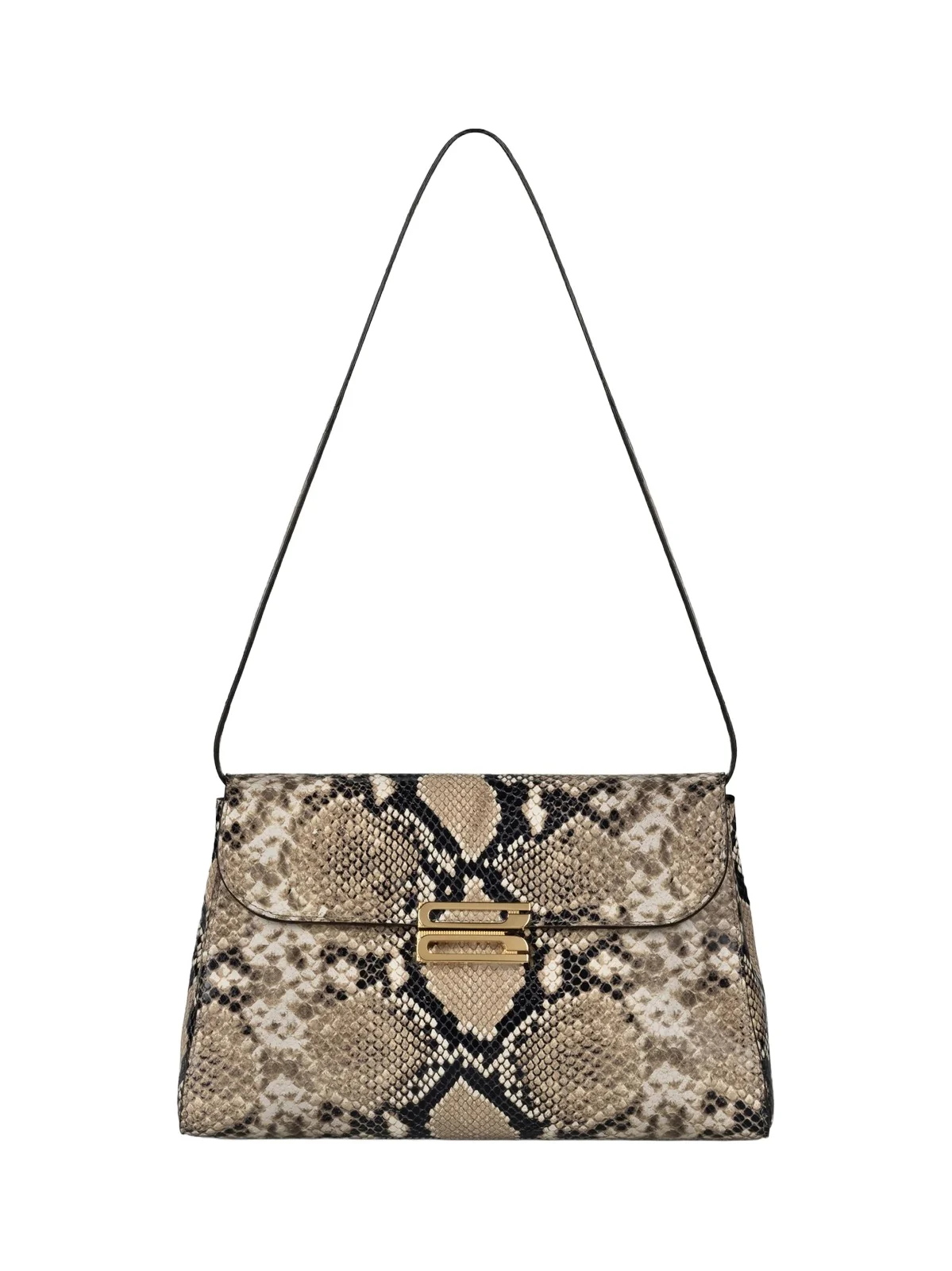 Victoria Beckham Women's Dorian Printed Snake-Embossed Leather Shoulder Bag