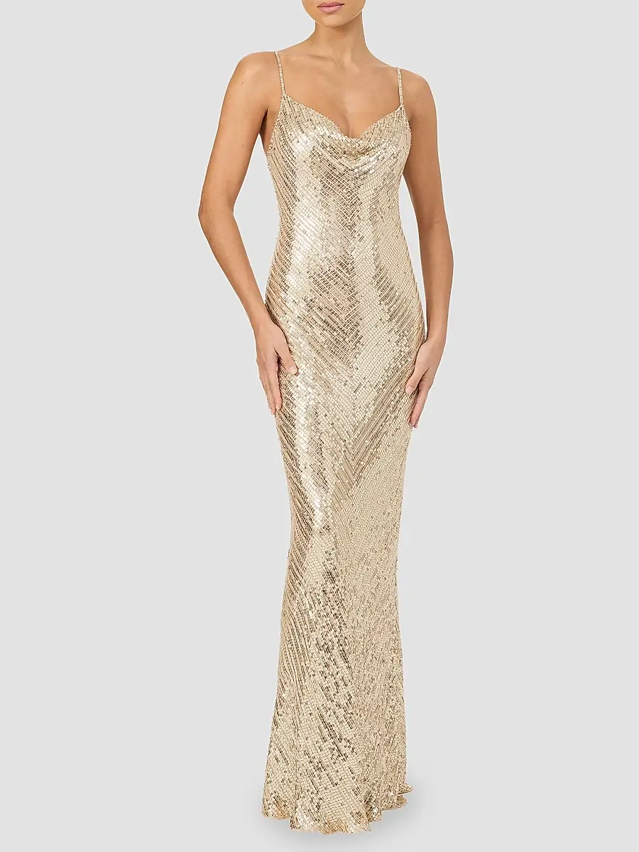 Jenny Packham Women's Ariel Sequined Gown | Thumbnail 2 Jenny Packham Women's Ariel Sequined Gown | Thumbnail 2