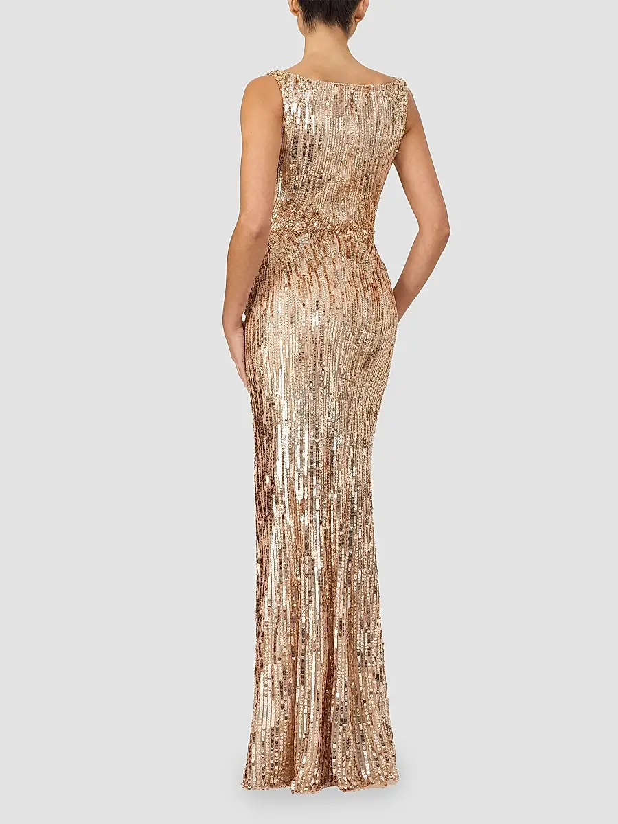Jenny Packham Women's Solaris Sequin Gown | Thumbnail 3 Jenny Packham Women's Solaris Sequin Gown | Thumbnail 3