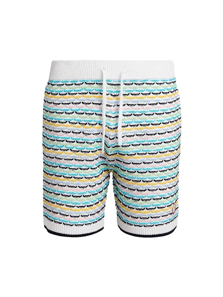 Men's Tuck-Stitch Cotton Shorts Men's Tuck-Stitch Cotton Shorts