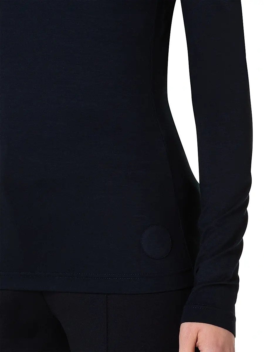 Akris punto Women's Turtleneck Back Zip Top | Thumbnail 6 Akris punto Women's Turtleneck Back Zip Top | Thumbnail 6
