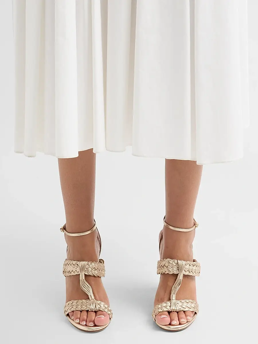 Alexandre Birman Women's Thalia 90MM Braided Strap Block Heel Sandals | Thumbnail 2