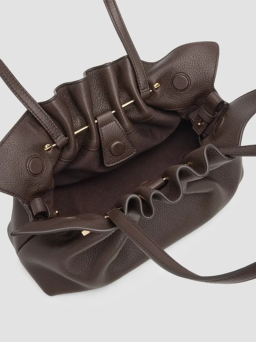 Ferragamo Women's Hug Leather Shoulder Bag | Thumbnail 4 Ferragamo Women's Hug Leather Shoulder Bag | Thumbnail 4