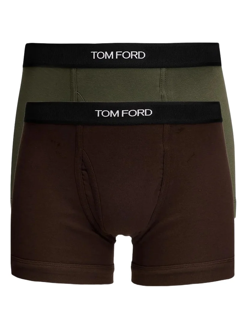 Tom Ford Men's Cotton Boxer Briefs 2-Pack