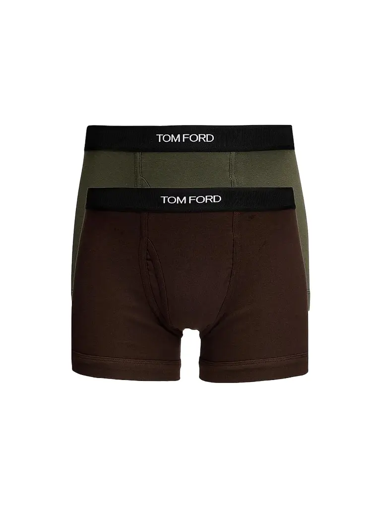 Tom Ford Men's Cotton Boxer Briefs 2-Pack