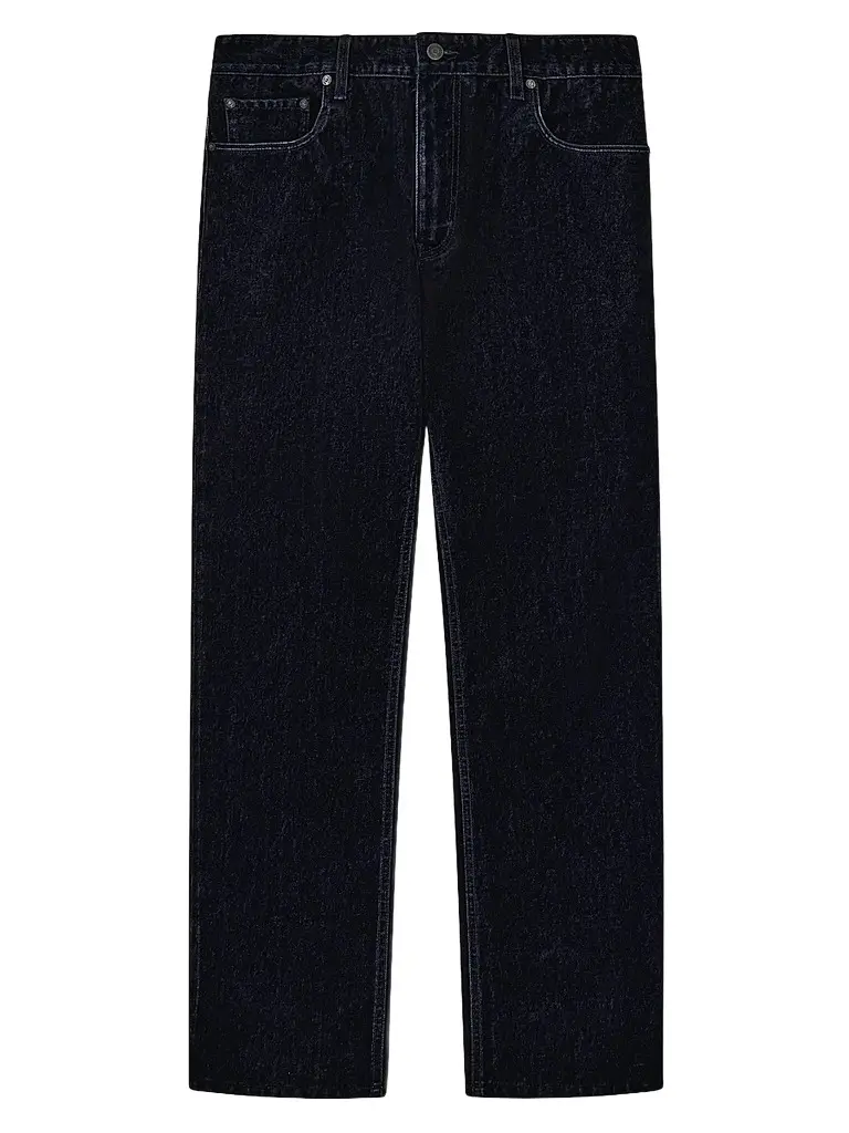 Emporio Armani Men's Flocked Straight-Fit Jeans