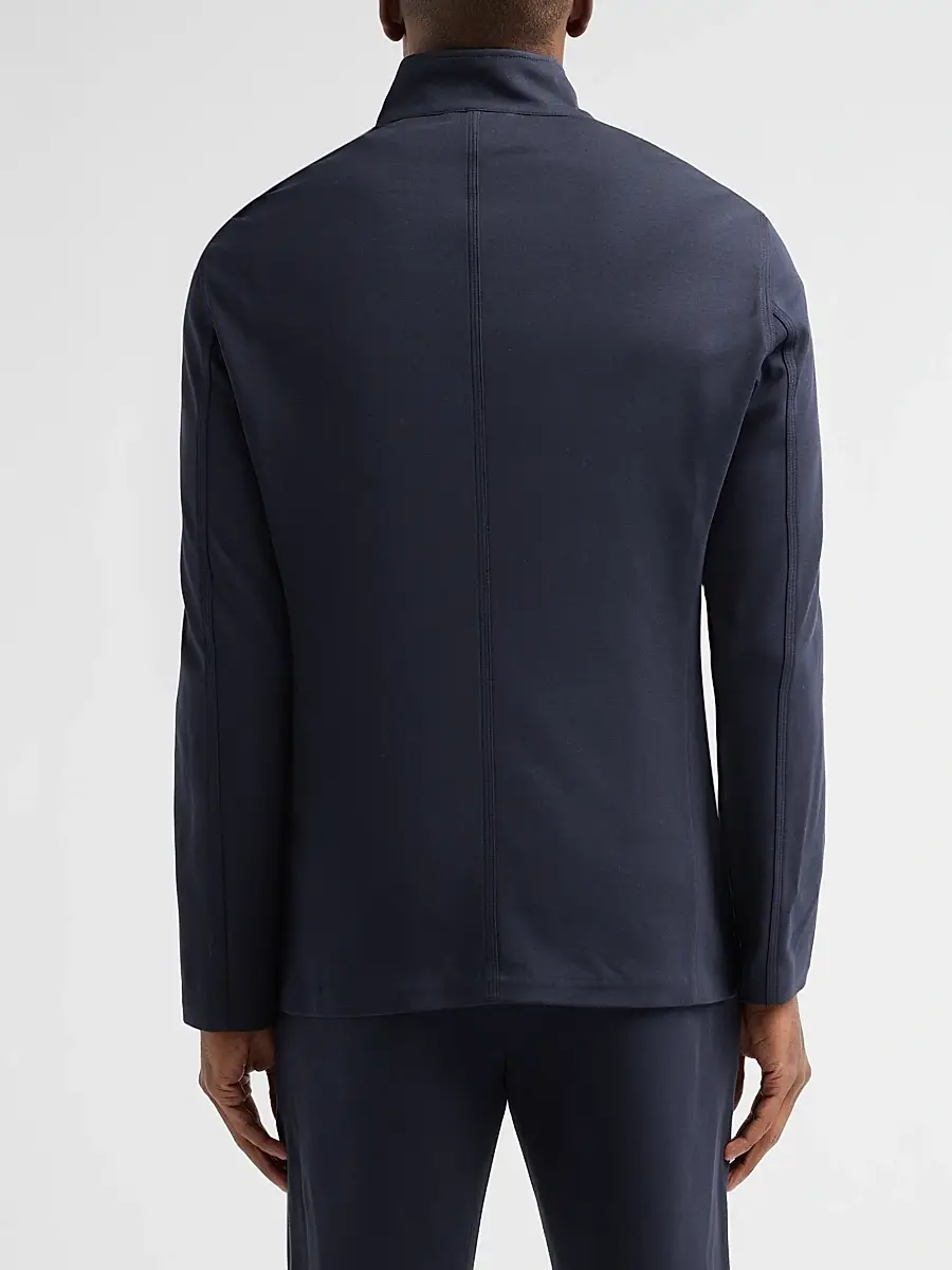 Emporio Armani Men's Asymmetric Stretch Jersey Jacket | Thumbnail 3 Emporio Armani Men's Asymmetric Stretch Jersey Jacket | Thumbnail 3