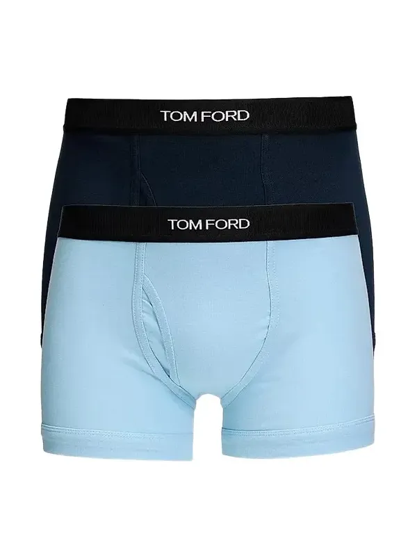 Tom Ford Men's Cotton Boxer Briefs 2-Pack
