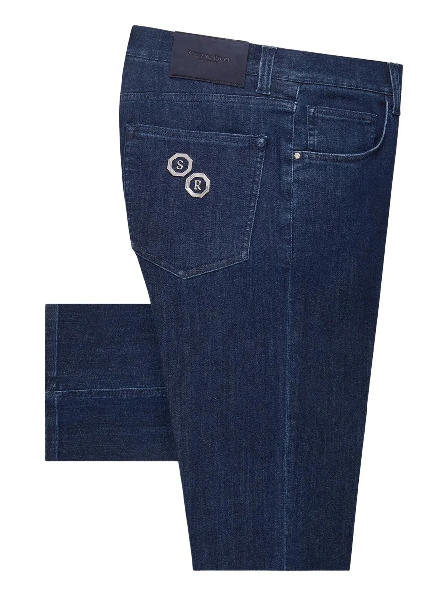 Men's Cotton Blend Tapered Jeans Men's Cotton Blend Tapered Jeans
