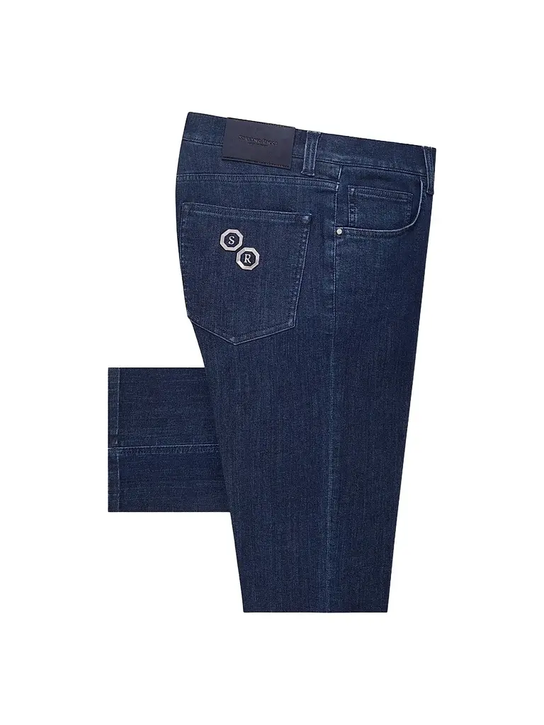 Stefano Ricci Men's Cotton Blend Tapered Jeans