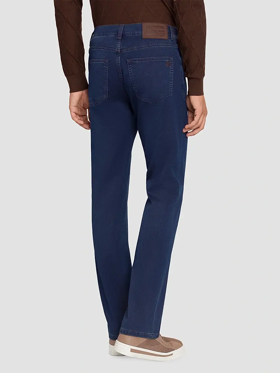 Stefano Ricci Men's Cotton Blend Tapered Jeans | Thumbnail 3 Stefano Ricci Men's Cotton Blend Tapered Jeans | Thumbnail 3