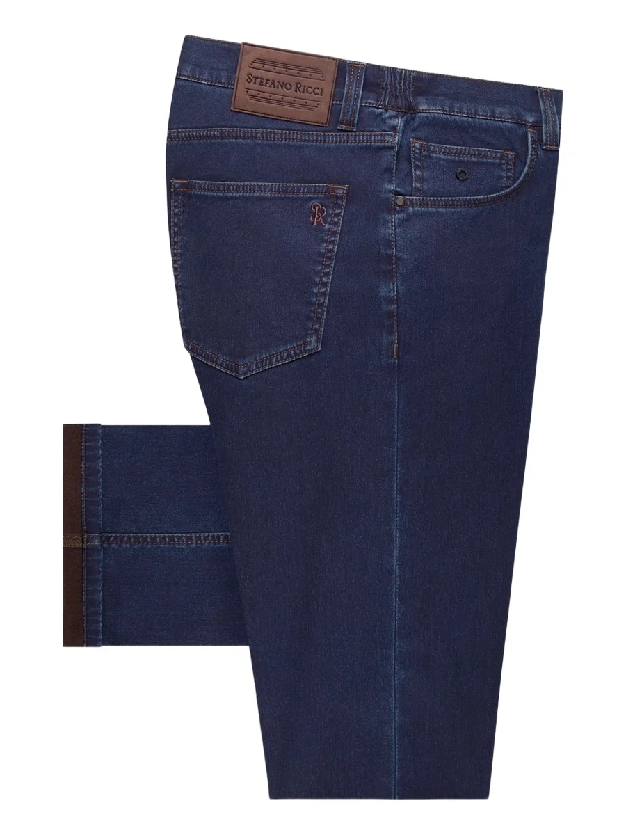 Men's Cotton Blend Tapered Jeans Men's Cotton Blend Tapered Jeans