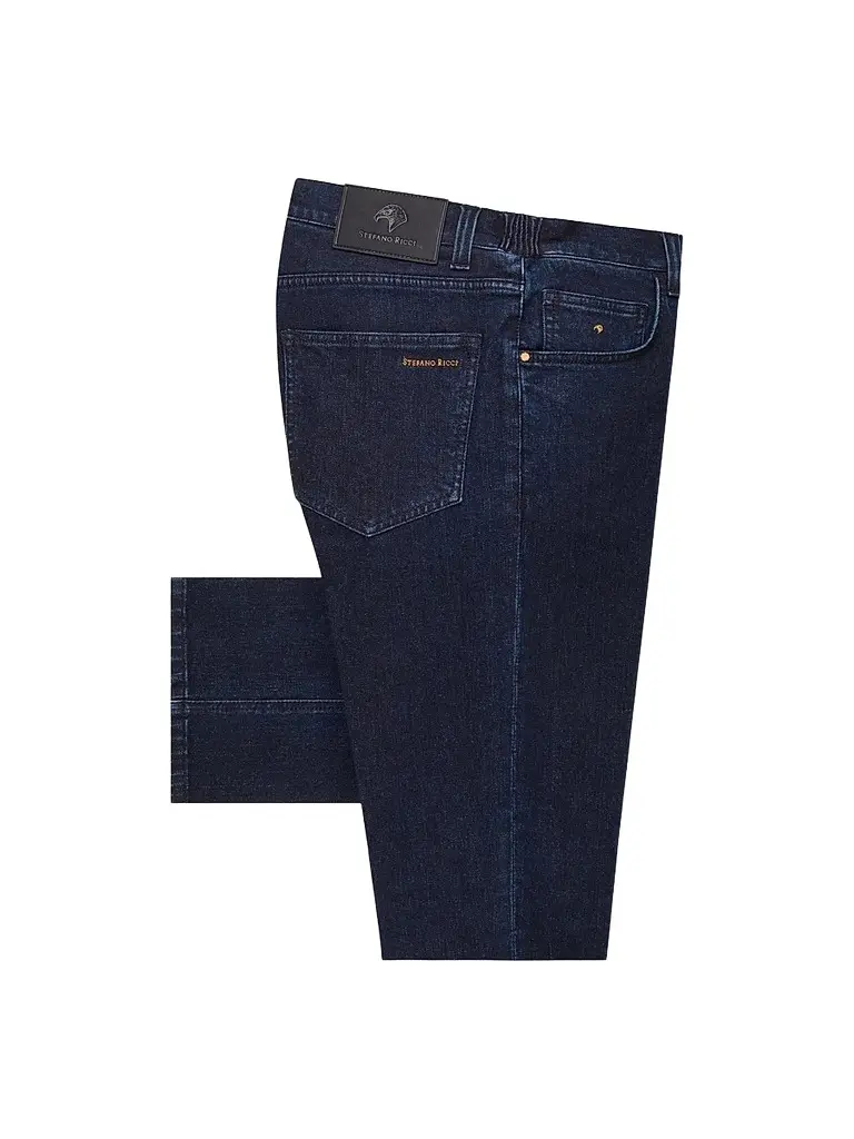 Stefano Ricci Men's Cotton Blend Tapered Jeans