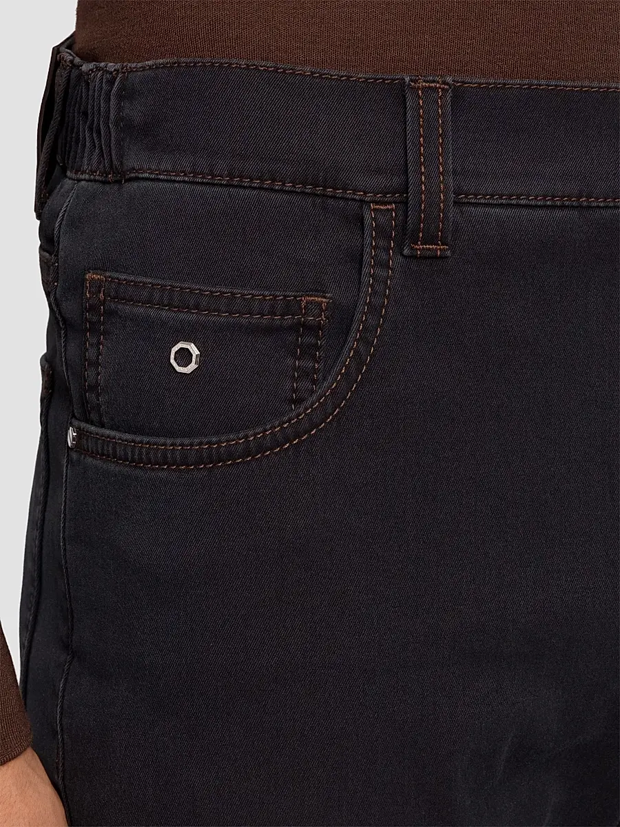 Stefano Ricci Men's Cotton Blend Tapered Jeans | Thumbnail 5 Stefano Ricci Men's Cotton Blend Tapered Jeans | Thumbnail 5