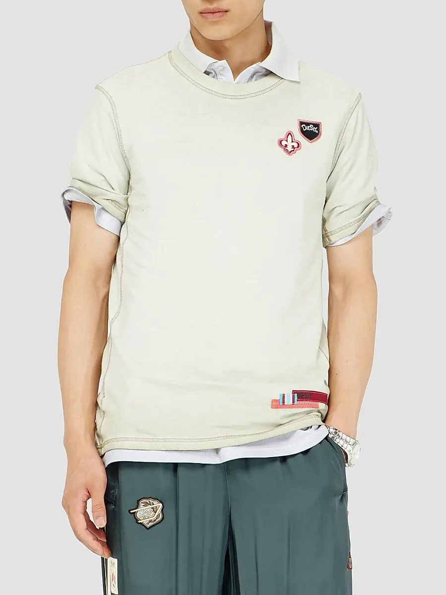 Diesel Men's Bowie Slim-Fit T-Shirt | Thumbnail 4 Diesel Men's Bowie Slim-Fit T-Shirt | Thumbnail 4