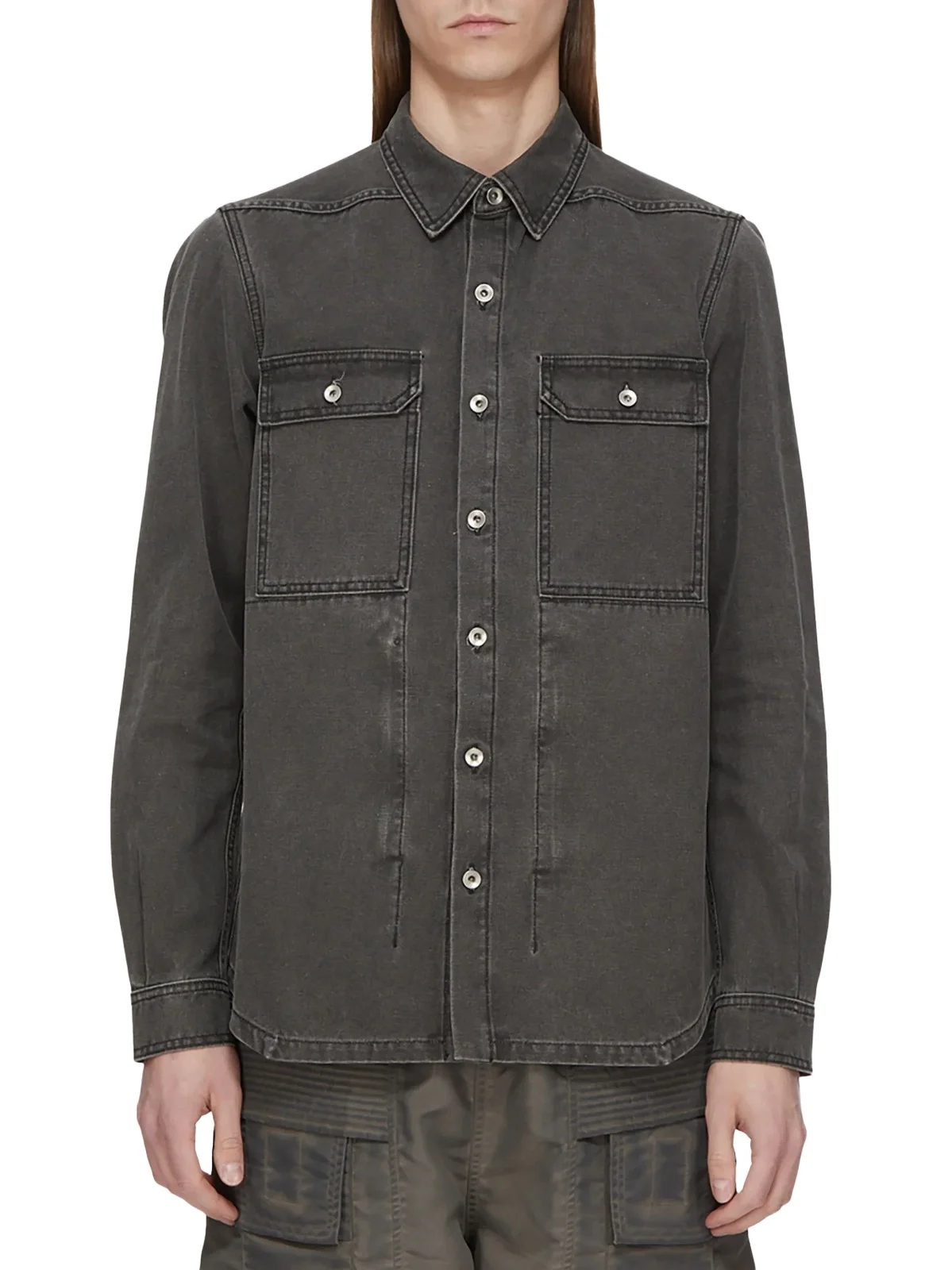 Men's Denim Fitted Outershirt Men's Denim Fitted Outershirt