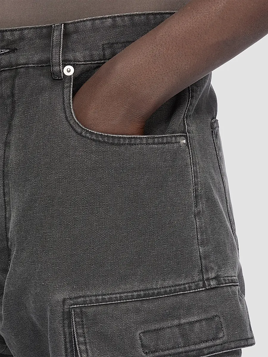 DRKSHDW by Rick Owens Men's Denim Cargo Jeans | Thumbnail 7 DRKSHDW by Rick Owens Men's Denim Cargo Jeans | Thumbnail 7