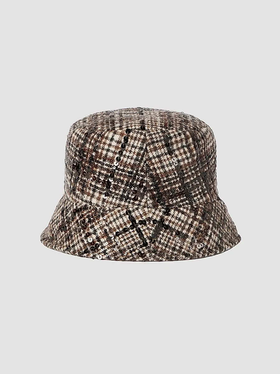 Brunello Cucinelli Women's Water-Resistant Checked Alpaca and Wool Bucket Hat | Thumbnail 3