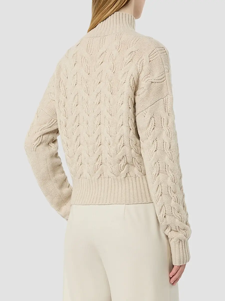 Max Mara Women's Comfortable Wool and Cashmere Sweater | Thumbnail 4 Max Mara Women's Comfortable Wool and Cashmere Sweater | Thumbnail 4