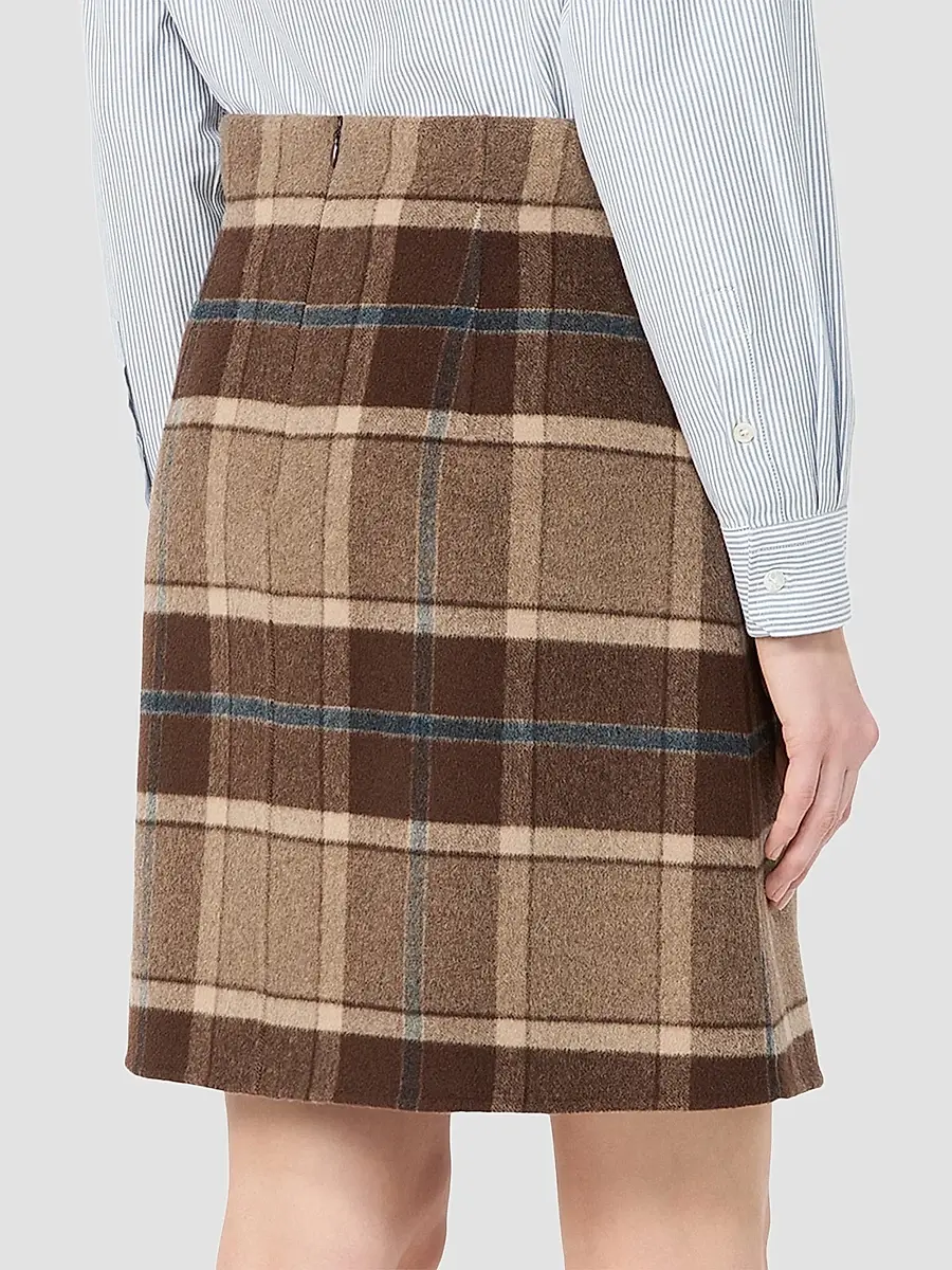 Weekend Max Mara Women's Double Wool Broadcloth Skirt | Thumbnail 4 Weekend Max Mara Women's Double Wool Broadcloth Skirt | Thumbnail 4